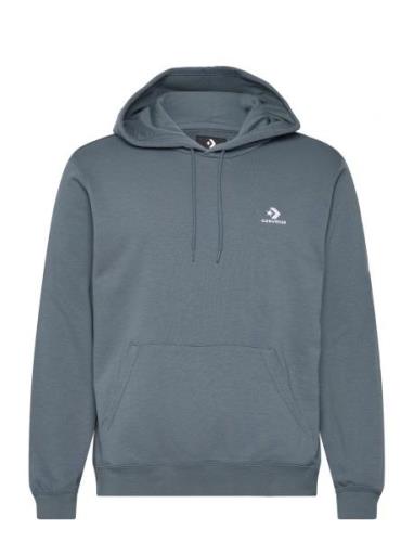 Standard Fit Left Chest Star Chev Emb Hoodie Ft Tops Sweat-shirts & Ho...