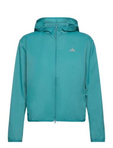 Run It Jacket Sport Sport Jackets Blue Adidas Performance