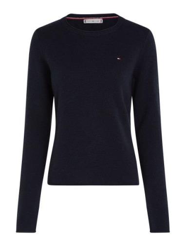 Soft Wool C-Nk Sweater Tops Knitwear Jumpers Navy Tommy Hilfiger