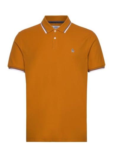 Tipped Polo Org Piq Tops Polos Short-sleeved Orange Original Penguin