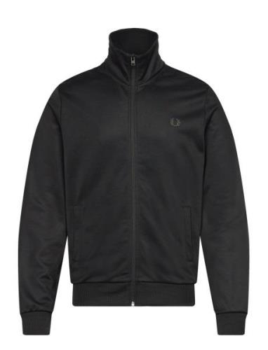 Track Jacket Tops Sweat-shirts & Hoodies Sweat-shirts Black Fred Perry