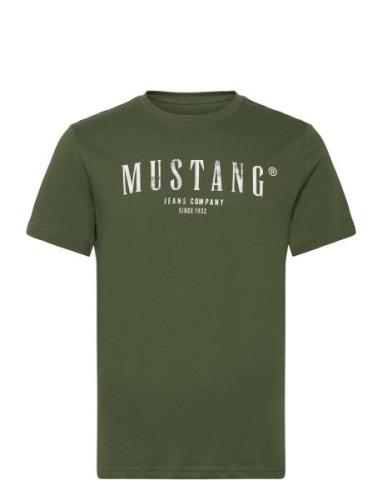 Style Austin Tops T-shirts Short-sleeved Green MUSTANG