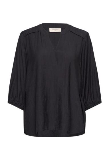 Fqlaguna-Blouse Tops Blouses Long-sleeved Black FREE/QUENT