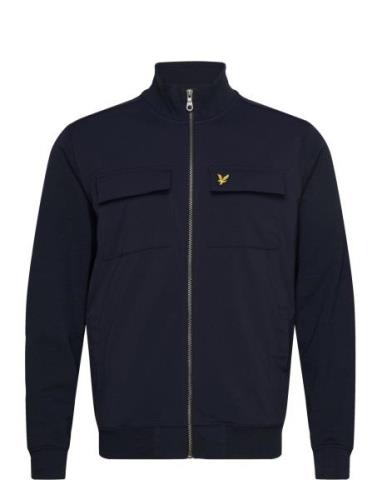 Hybrid Zip Track Jacket Ohut Takki Navy Lyle & Scott