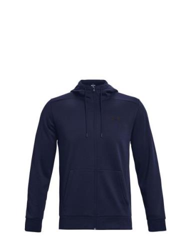 Ua Armour Fleece Fz Hoodie Sport Sweat-shirts & Hoodies Hoodies Navy U...