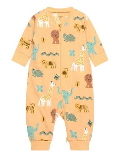 Pyjamas Jungle Pyjama Sie Jumpsuit Haalari Yellow Lindex