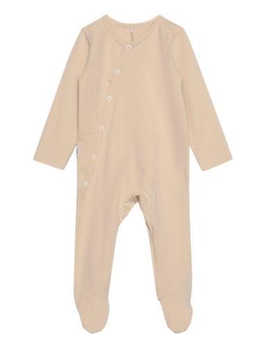 Baby Full Bodysuit Pitkähihainen Body Beige Gugguu