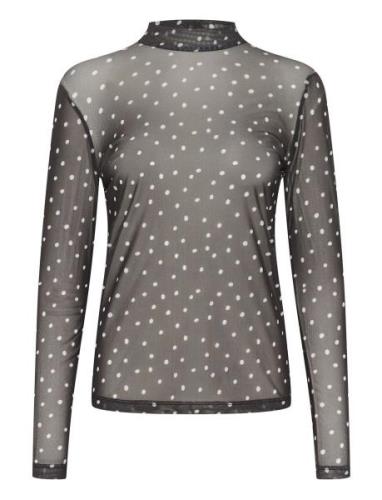 Kajohanne Ls T-Shirt Tops T-shirts & Tops Long-sleeved Black Kaffe