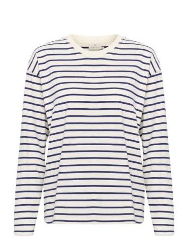 Kawinny Ls T-Shirt Tops T-shirts & Tops Long-sleeved Cream Kaffe