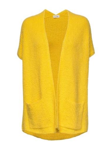 Cutebay Tops Knitwear Cardigans Yellow American Vintage