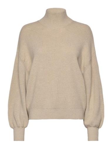 Mschmagnea Rachelle Pullover Tops Knitwear Turtleneck Beige MSCH Copen...