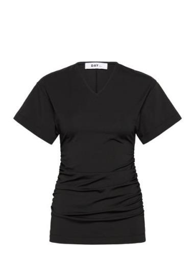 Braxton - Modern Interlock Tops T-shirts & Tops Short-sleeved Black Da...