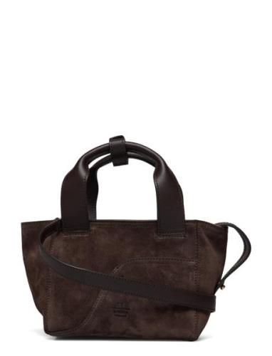 Padova Walnut Suede/Vacchetta Bags Top Handle Bags Brown ATP Atelier