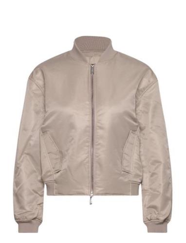 Ls Filled Nylon Bomber Bombertakki Beige Calvin Klein Jeans