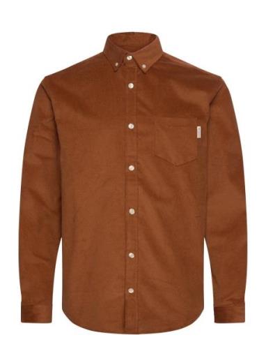 Rrpark Shirt Tops Shirts Casual Brown Redefined Rebel