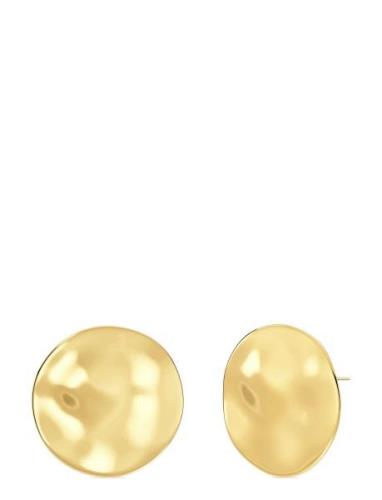 Flowy Studs Maxi Accessories Jewellery Earrings Studs Gold Edblad