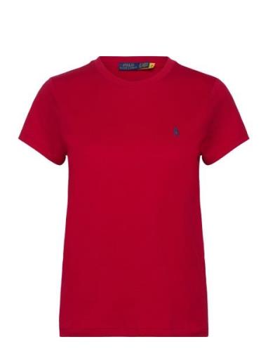 40/1 Cotton Jersey-Ssl-Tsh Tops T-shirts & Tops Short-sleeved Red Polo...