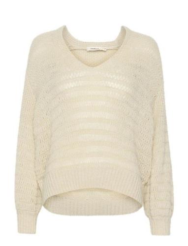 Slvirana Pullover Tops Knitwear Jumpers Beige Soaked In Luxury