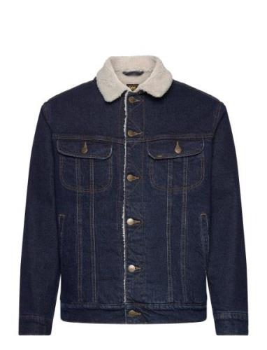 Sherpa Jacket Farkkutakki Denimtakki Blue Lee Jeans