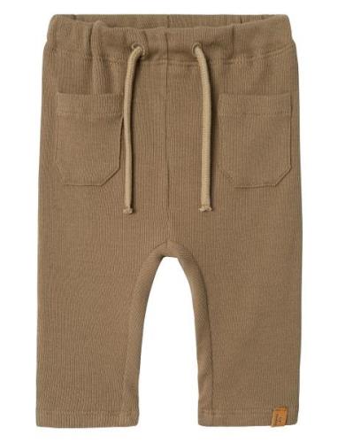 Nbmhalli Nreg Pant Lil Bottoms Trousers Khaki Green Lil'Atelier