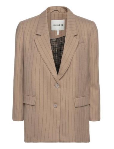 Thinka Blazers Single Breasted Blazers Beige Munthe