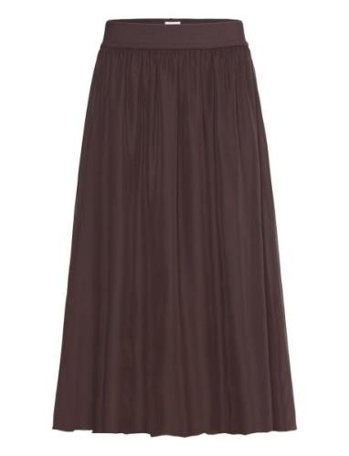 sz Skirt Polvipituinen Hame Brown Saint Tropez