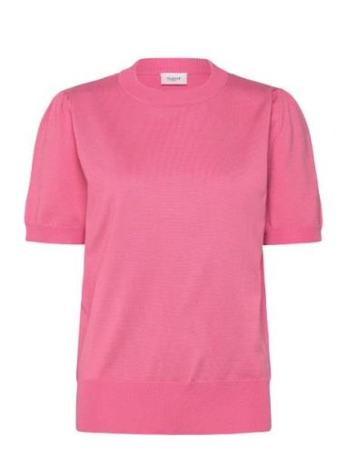 Milasz Ss Pullover Tops Knitwear Jumpers Pink Saint Tropez