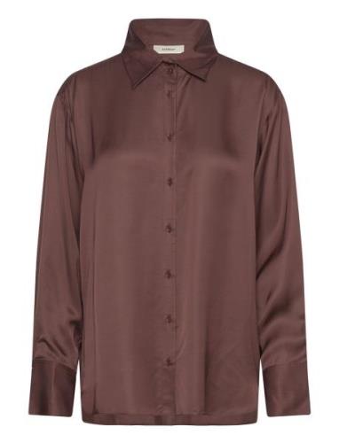 Paulineiw Shirt Tops Shirts Long-sleeved Brown InWear