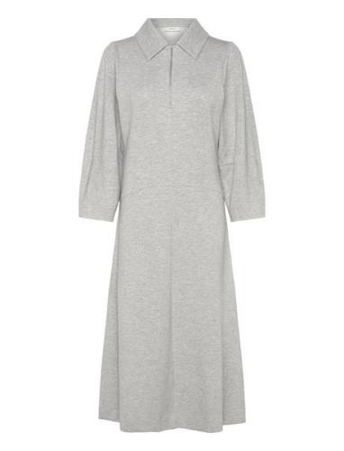 Cocentiw Melange Dress Polvipituinen Mekko Grey InWear