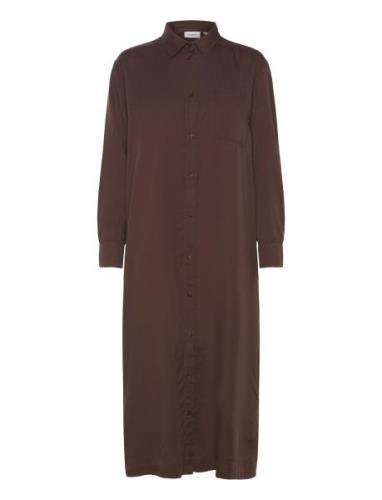 Gabasz Dress Polvipituinen Mekko Brown Saint Tropez