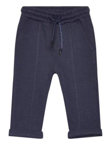 Cotton Jogger-Style Trousers Bottoms Sweatpants Navy Mango