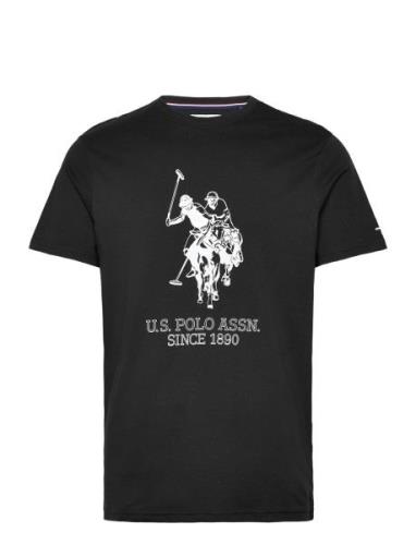 Kalle Rel Sj Uspa M Tee Tops T-shirts Short-sleeved Black U.S. Polo As...