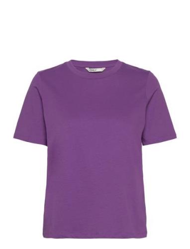 Onlonly S/S Tee Jrs Noos Tops T-shirts & Tops Short-sleeved Purple ONL...