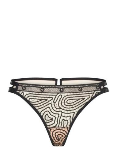 Vibrate Tanga Alushousut Brief Tangat Black Chantelle X