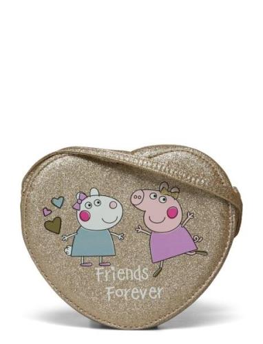 Nmfamada Peppapig Glitter Bag Cplg Tote Laukku Gold Name It