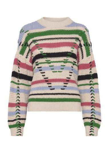 Objtuja Knit L/S Oz Pullover 134 Tops Knitwear Jumpers Multi/patterned...