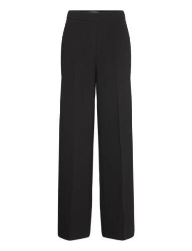 Lucas Wide Leg Pants Bottoms Trousers Wide Leg Black Dante6