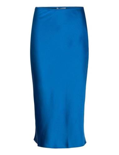 Agneta Skirt 12956 Polvipituinen Hame Blue Samsøe Samsøe