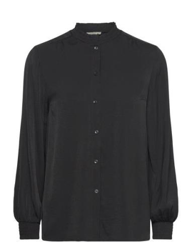 Muxieiw Shirt Tops Blouses Long-sleeved Black InWear