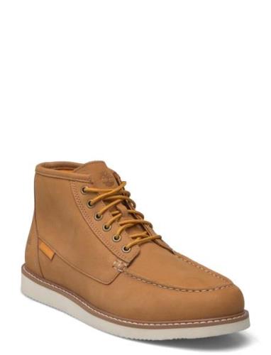 Newmarket Mid Lace Up Chukka Boot Wheat Nubuck Nyörisaappaat Brown Tim...