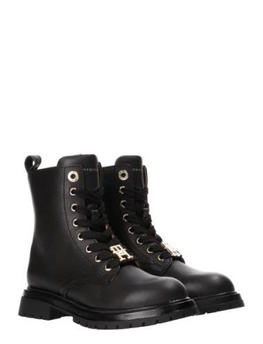 T3A5-33568-0092999- Bootsit Nauhalliset Saapikkaat Black Tommy Hilfige...