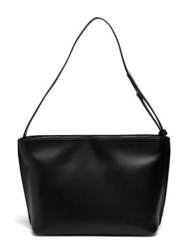 Embossed Logo Medium Tote Bags Small Shoulder Bags-crossbody Bags Blac...