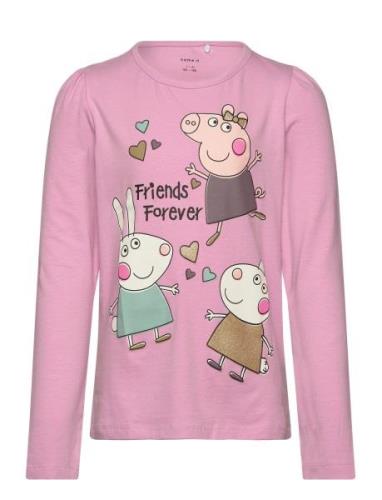 Nmfamanda Peppapig Ls Top Box Cplg Tops T-shirts Long-sleeved T-shirts...