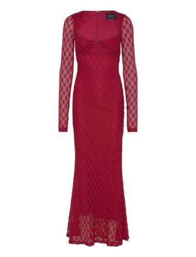 Avah Midi Dress Maksimekko Juhlamekko Red Bardot