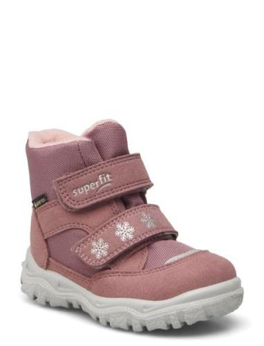 Husky1 Talvikengät Tarroilla Pink Superfit