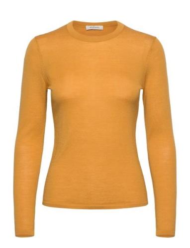 Catrin Tops Knitwear Jumpers Yellow Andiata