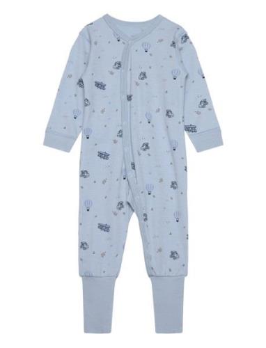 Hcmanu - All-In- Pyjama Sie Jumpsuit Haalari Blue Hust & Claire