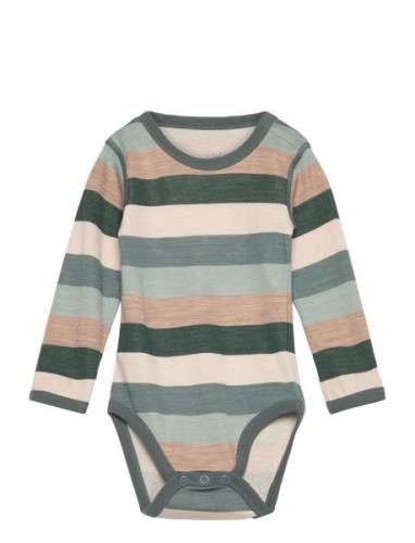 Hcbaloo - Bodysuit Bodies Long-sleeved Green Hust & Claire