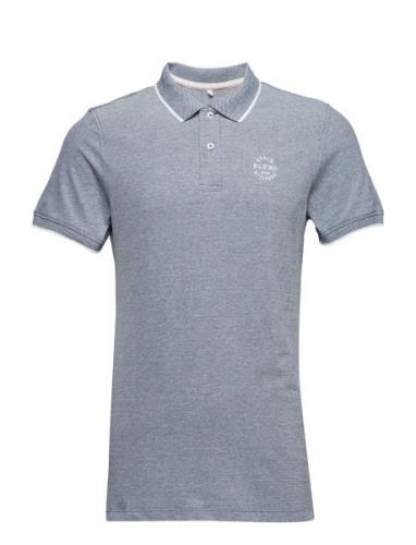 Bhnate Polo Noos Tops Polos Short-sleeved Blue Blend