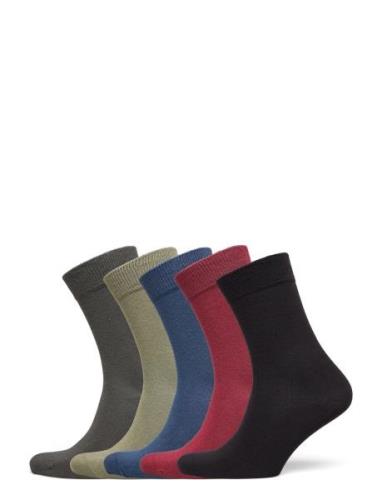 Essential Ankle Sock 5P Underwear Socks Regular Socks Multi/patterned ...